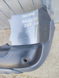 Бампер задний peugeot 207 sw outdoor универсал pdc с Разборки, фото thumb