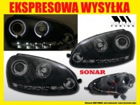 фото thumb №4, Фары лампы kpl day line light led кольцо тюнинг vw golf v 5 1k jetta