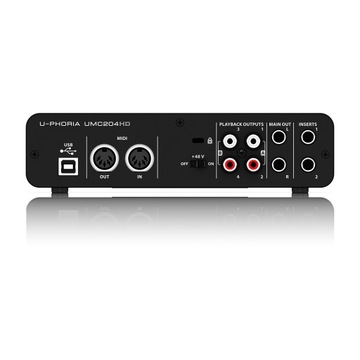 Аудиоинтерфейс Behringer UMC204HD USB MIDI 2x4