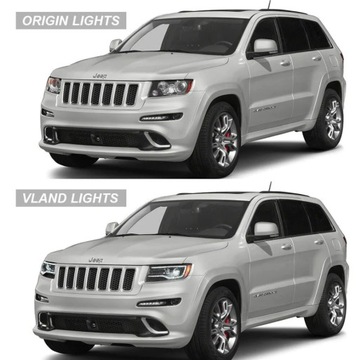 фото thumb №10, Лампа лампи повний led drl eu vland чорні jeep grand cherokee wk2 2011-2013