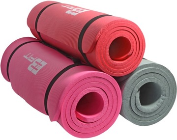 Мат фитнес йога толстая 15 -мм не -сластика EB fit