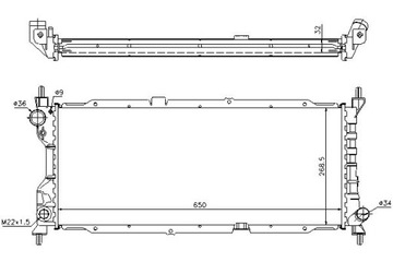 фото thumb №13, Nissens 63286a радіаторів, система охолодження двигуна