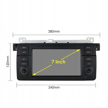 РАДИОНАВИГАЦИЯ BMW 3 E46 ANDROID 10 BT WiFi GPS