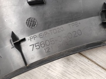 фото thumb №7, Планка крыльев зад задняя правая toyota aygo x 75605-0h020 75651-0h010