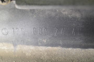 фото thumb №15, Бампер перед хромированные элементы mercedes w126 рестайлинг 2 seria 1268802440 bez ржавчина