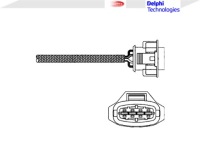 Купить Delphi датчик лямбда-зонд opel combo 1.6, фото thumb