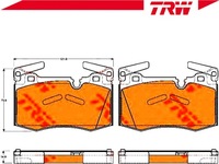 фото thumb №3, Trw тормозные колодки тормозные mini перед mini cooper one 10