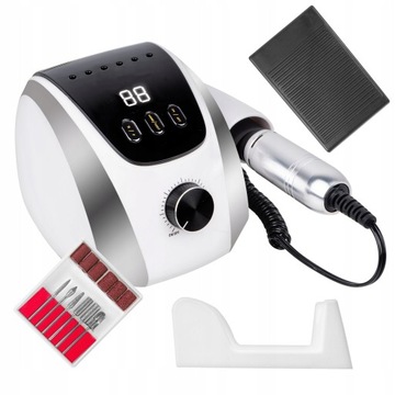 FREZARKA 68W LAMPA POCHŁANIACZ do paznokci + KUFER