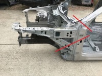 фото thumb №1, Mazda cx-60 cx60 2023 лонжерон чверть лівий перед cięta jak na foto