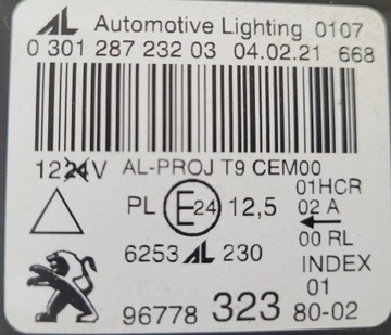 фото thumb №6, Лампа передня права peugeot 308 t9 рестайлінг 9677832380-02