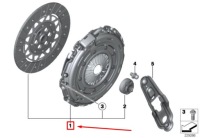 фото thumb №9, Mini cooper s cabrio r57 комплект зчеплення 21208607915 8607915 оригінальна запчастина