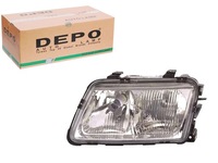 фото thumb №1, Фара h4/h7 цвет вкладыш: чёрный audi a3 8l