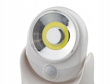 Lampka z czujnikiem ruchu LED cob 360 na baterie