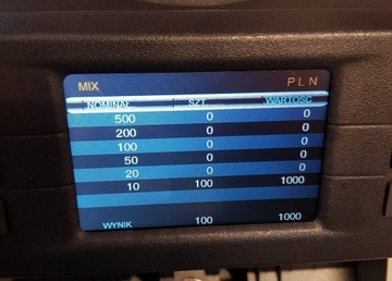 Ценный счетчик банкнот SELECTIC RH-260VC, польское меню, 17 валют