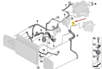 Bmw m3 f80 труба вентиляционная системы охлаждение 17122284686 2284686 oem с Разборки, фото thumb