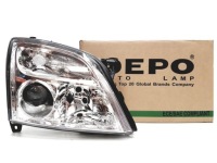 Depo фары лампы перед opel vectra c хром Доставка, фото thumb