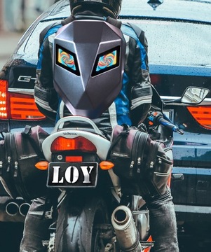 Мотоциклетный рюкзак LOY Iron Man со светодиодной подсветкой