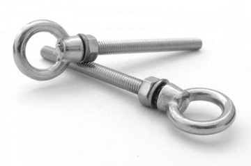 M6x60 - ŚRUBA OCZKOWA NIERDZEWNA z oczkiem A4 INOX