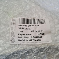 фото thumb №9, Audi a5 8t оббивка стійка правий задня 8t8867246a