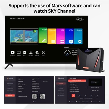 DVB-T2/S2X/C ТЮНЕР 4K WIFI ДЕКОДЕР YOUTUBE CA Astra