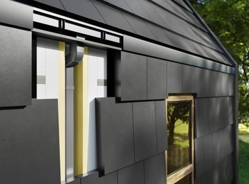 Galeco PVC2 Графит 7021 Необычное боковое колено 70x80