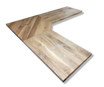 КУХОННАЯ СТОЛЕШНЯ ИЗ ДУБА РУСТИК, 80X65СМ, НАТУРАЛЬНЫЙ