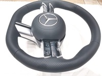 фото thumb №7, Mercedes amg w206 w223 w213 w257 w167 кермо + подушка безпеки чорна нитка