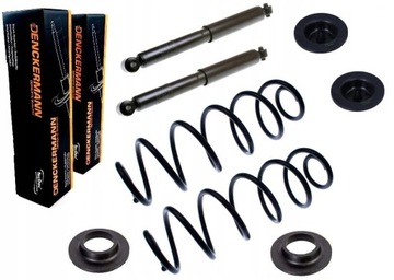 фото thumb №1, Пружины амортизаторы подкладки citroen c3 i 2002-2009 зад kpl