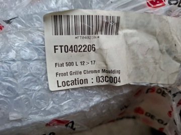 фото thumb №8, Решітка радіатора решітка fiat 500 l хром