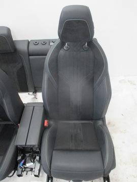 фото thumb №7, Оббивка шкіра сидіння peugeot 308 hb pół шкіра