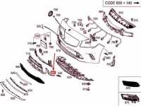 фото thumb №9, Права кришка передній бампера mercedes benz cla 200 220 a1768857800