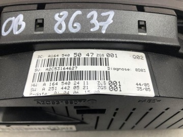 фото thumb №10, Спидометр приборы mercedes ml w164 a1645405047