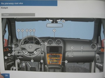 MERCEDES W164 ML 2005-2008 инструкция по эксплуатации PL