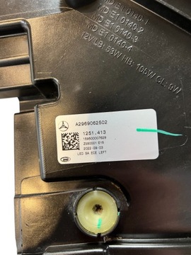 фото thumb №11, Фара лампа левая перед digital light mercedes w296 eqs a2969062502