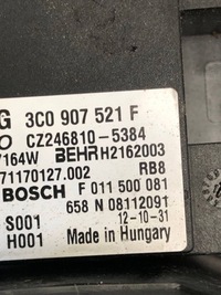 фото thumb №5, Повітродувка вентилятора vw passat cc lift 3c0907521f