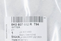 фото thumb №7, Audi a4 rs4 передняя правая нижняя решётка радиатора радиатора 8k0807682rt94oryginalna