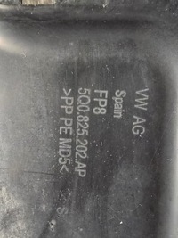 фото thumb №5, Плита защита подвеска правая 5q0825202ap audi a3 8v