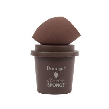 Спонж для макияжа Donegal Chocolate Sponge в футляре для хранения