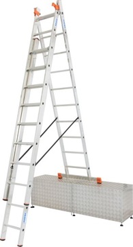 Алюминиевая лестница Krause Tribilo 3x10 для лестниц