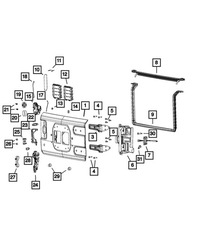 фото thumb №5, Кришка багажника двері багажника jeep wrangler jl od-2018