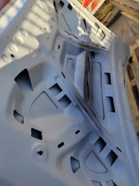 Крышка двигателя капот audi q5 ly9c рестайлинг  12-16 алюминий Оригинал, фото thumb