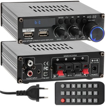 JBL 4 Głośniki Sufitowe do Domu Salonu + Wzmacniacz z BT USB RADIO FM Pilot