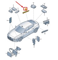 фото thumb №1, Audi e-tron gt rear lid правий upper антена підсилювач 992035225b