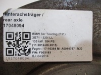 фото thumb №5, Поворотный кулак bmw 3 f30 2,0i левая