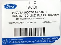 фото thumb №8, Бризковики перед ford kuga od 05.11.12 do 20 _ 1800160 _ dv4j-16d576-aa59qr