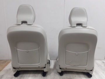 фото thumb №9, Volvo s60 iii 2018- сиденья диван обивка кожа бежевый идеальные