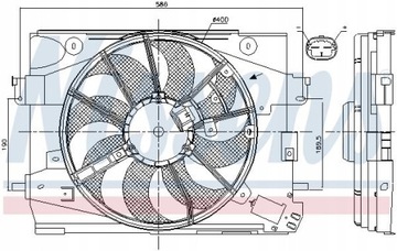 фото thumb №13, Вентилятор радіатор nissens do dacia, nissan, renault - номер 85892