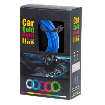 Светодиодное освещение для авто USB 12В 5м синий