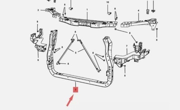 фото thumb №12, Jeep grand cherokee 2010-2021 pas переднее усилитель лобовое высокая качество