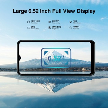 DOOGEE X98 Smartfon 8/16GB 6.52“HD+ 4200mAh 8MP Android 12 OTG 4GLTE 5GWIFI